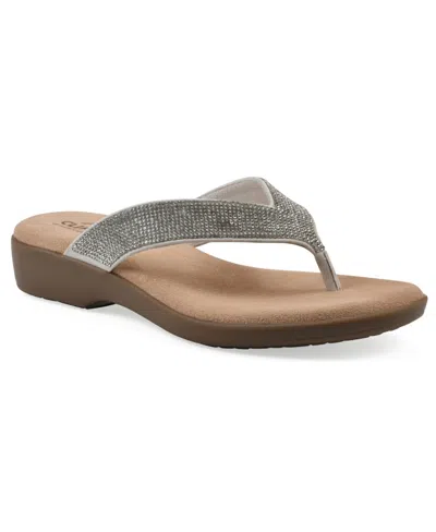 CLIFFS BY WHITE MOUNTAIN WOMEN'S BECHARM THONG SLIP-ON SANDALS