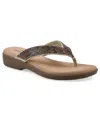 Cliffs By White Mountain Becharm Sandal In Multi Fabric