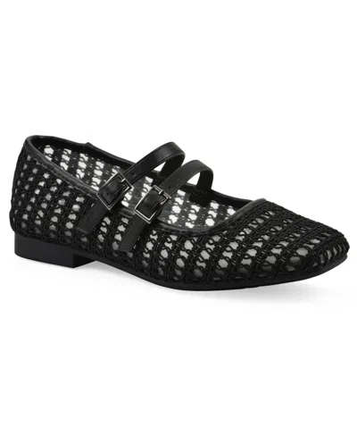 CLIFFS BY WHITE MOUNTAIN WOMEN'S BESNIK MARY JANE ROUND TOE FLATS