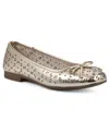 Cliffs By White Mountain Women's Bessa Ballet Flats In Platino Metallic Smooth