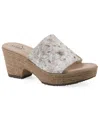 Cliffs By White Mountain Bizzie Platform Wedge Espadrille Sandal In Brown