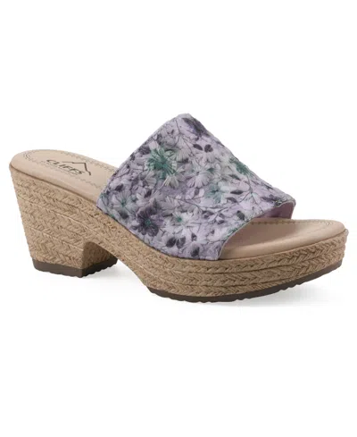 Cliffs By White Mountain Biancia Espadrille Platform Sandal In Green