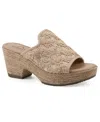 Cliffs By White Mountain Bizzie Platform Wedge Espadrille Sandal In Brown