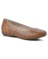 Cliffs By White Mountain Women's Cindy Ballet Flat In Brown