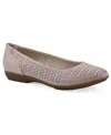 Cliffs By White Mountain Cindy Flat In Pale Pink Burnished Smooth