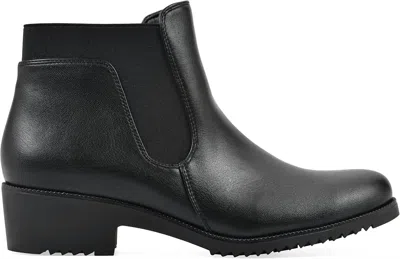 Cliffs By White Mountain Women's Durable Ankle Boots In Black Smooth In Multi