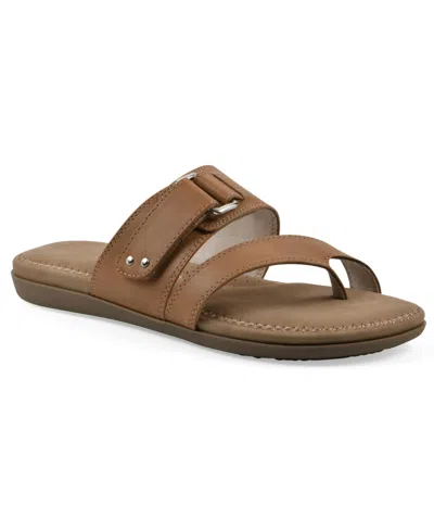 CLIFFS BY WHITE MOUNTAIN WOMEN'S FANCIFY SLIP-ON SANDALS