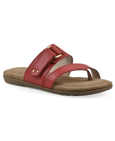 CLIFFS BY WHITE MOUNTAIN WOMEN'S FANCIFY SLIP-ON SANDALS