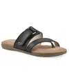 Cliffs By White Mountain Fancify Toe Loop Sandal In Black