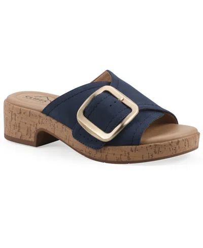 Cliffs By White Mountain Filipia Block Heel Sandal In Multi