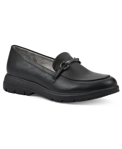 Cliffs By White Mountain Flow Bit Loafer In Navy Smooth