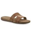 Cliffs By White Mountain Fraida Slide Sandal In Natural Nubuck