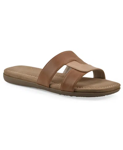 CLIFFS BY WHITE MOUNTAIN WOMEN'S FRAIDA SLIDE SLIP-ON SANDALS