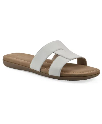CLIFFS BY WHITE MOUNTAIN WOMEN'S FRAIDA SLIDE SLIP-ON SANDALS