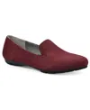 Cliffs By White Mountain Gallant Loafer In Burgundy Suedette