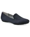 Cliffs By White Mountain Gallant Loafer In Navy Suedette