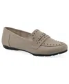 Cliffs By White Mountain Giada Stud Driving Loafer In Neutral
