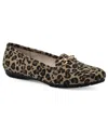 Cliffs By White Mountain Glowing Bit Loafer In Leopard Print Fabric