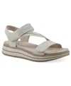 Cliffs By White Mountain Hapford Sandal In White Nubuck