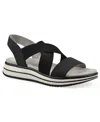Cliffs By White Mountain Hapley Athleisure Sandal In Black Nubuck