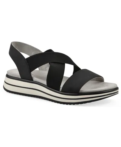 CLIFFS BY WHITE MOUNTAIN WOMEN'S HAPLEY ATHLEISURE SLIP-ON SANDALS