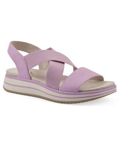 CLIFFS BY WHITE MOUNTAIN WOMEN'S HAPLEY ATHLEISURE SLIP-ON SANDALS