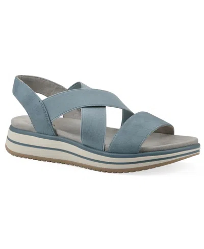 CLIFFS BY WHITE MOUNTAIN WOMEN'S HAPLEY ATHLEISURE SLIP-ON SANDALS
