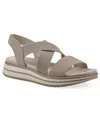 Cliffs By White Mountain Hapley Athleisure Sandal In Taupe Nubuck
