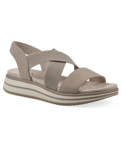 CLIFFS BY WHITE MOUNTAIN WOMEN'S HAPLEY ATHLEISURE SLIP-ON SANDALS