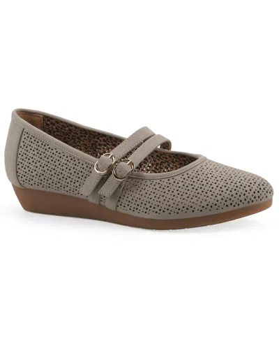 Cliffs By White Mountain Women's Rivian Mary-jane Flats In Brown