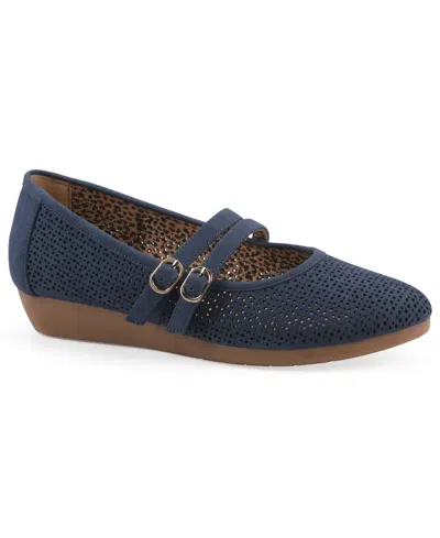 Cliffs By White Mountain Women's Rivian Mary-jane Flats In Blue