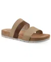 Cliffs By White Mountain Tammy Slide Sandal In Natural Smooth