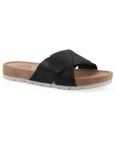Cliffs By White Mountain Tincie Slide Sandal In Black