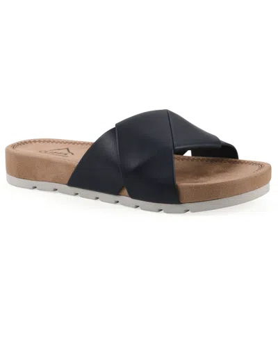 Cliffs By White Mountain Tincie Slide Sandal In Blue