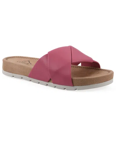 Cliffs By White Mountain Tincie Slide Sandal In Pink