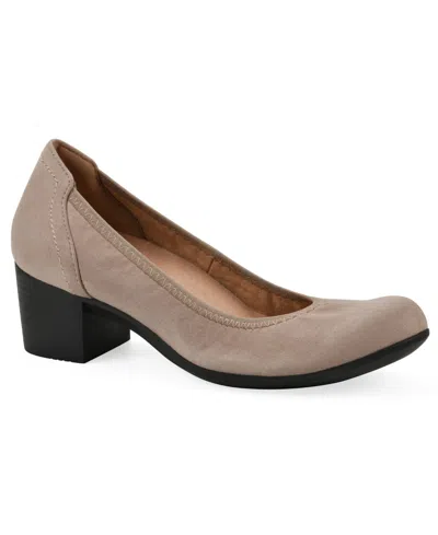 Cliffs By White Mountain Women's Tripton Slip-on Pumps In Taupe Fabric