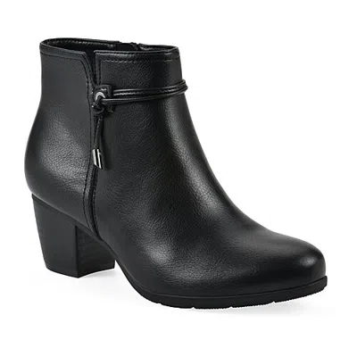 Cliffs By White Mountain Womens Fall 2026 Block Heel Booties In Black