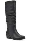 Cliffs By White Mountain Womens Round Toe Tall Knee-high Boots In Multi