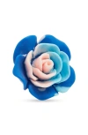 CLIFTON WILSON BLUE & PINK LAPEL FLOWER