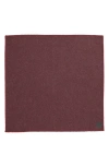 Clifton Wilson Burgundy Cashmere Pocket Square In Burgundy
