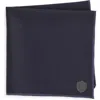 Clifton Wilson Cashmere Pocket Square In Navy