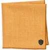 Clifton Wilson Gold Linen Pocket Square