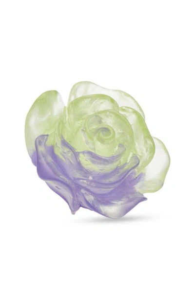 Clifton Wilson Green & Purple Pastel Lapel Flower