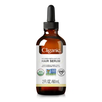 Cliganic Organic Hair Serum By  For Unisex - 2 oz Oil In White