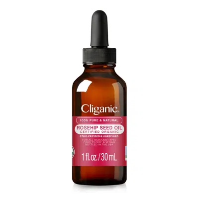 Cliganic Organic Rosehip Seed By  For Unisex - 1 oz Oil In White