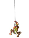 Climbing Man Wall Art Climbing Man Sculptor Wall Hanging In Orange Multi
