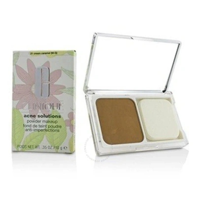 Clinique - Acne Solutions Powder Makeup - # 21 Cream Caramel (m-g)  10g/0.35oz In White