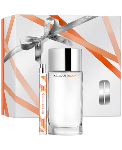 Clinique 2-piece Happy Duo Perfume Spray Gift Set In Silver