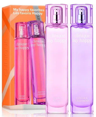Clinique 2-piece My Happy Favorites Perfume Spray Gift Set In Multi