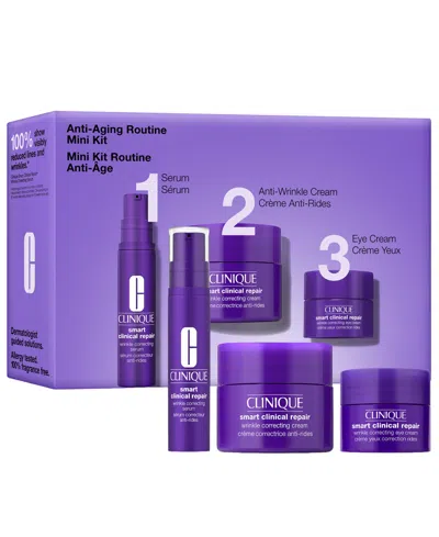 Clinique 3-pc. Mini Smart Clinical Repair Skincare Set In Transparent